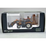 UH 1/32 Renault Ergos Tractor with Front Loader and Hedgecutter. Looks to be near mint, likely to