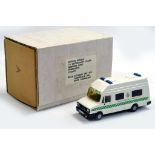 Roxley Models 1/48 Leyland DAF West Yorkshire Ambulance. Hand Built White Metal Model. Excellent.