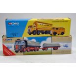 Corgi 1/50 diecast truck issues comprising Corgi Classics Duo No. 31002 Foden FG National Benzole