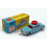 Corgi No. 236 Austin A60 De-luxe Saloon Motor School Car in light blue, red interior. Superb.