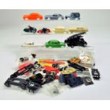 Interesting group of mainly Scalextric / slot Car items - Spares or Repair.