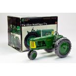 Ertl 1/16 Precision Oliver Model Super 77 Tractor. Medal included. Displayed but still with wheel