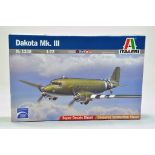 Italeri 1/72 Model Aircraft Kit comprising Dakota MK. III. Ex Trade Stock, hence complete.