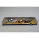 Lledo Land Speed Record Car Set. Looks to be complete, excellent and with original box/boxes.