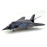 Large Hand Built Plastic Model Aircraft comprising F-117A. Some light damage likely expected due