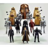 A quantity of Dr Who Figures inc Daleks. Generally good.