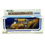 Ertl 1/32 Ford 555 Backhoe Loader Excavator. Looks to be near mint, likely to have not been