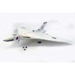 Large Hand Built Plastic Model Aircraft. Vulcan. Some light damage likely expected due to fragile