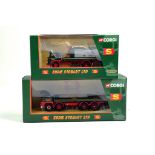 Corgi 1/50 Diecast Truck issue comprising Eddie Stobart Limited Edition Duo. Looks to be near