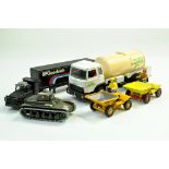 Assorted diecast comprising Matchbox BF Goodrich Truck, Britains lorry and others. Generally fair to