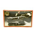 Revell 1/54 plastic model kit comprising German V2 Missile. Ex trade stock, hence complete.