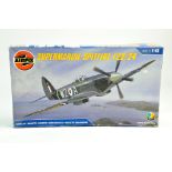 Airfix 1/48 plastic aircraft model kit comprising Supermarine Spitfire F22/24. Ex trade stock, hence