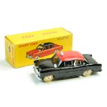 French Dinky No. 542, 24ZT Simca Ariane Taxi with black body, red roof, silver trim and chrome