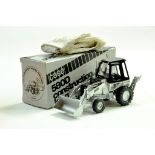 Conrad 1/35 No. 2931 Case 580D Centremount Axial Backhoe Loader. Excellent, scarce silver limited