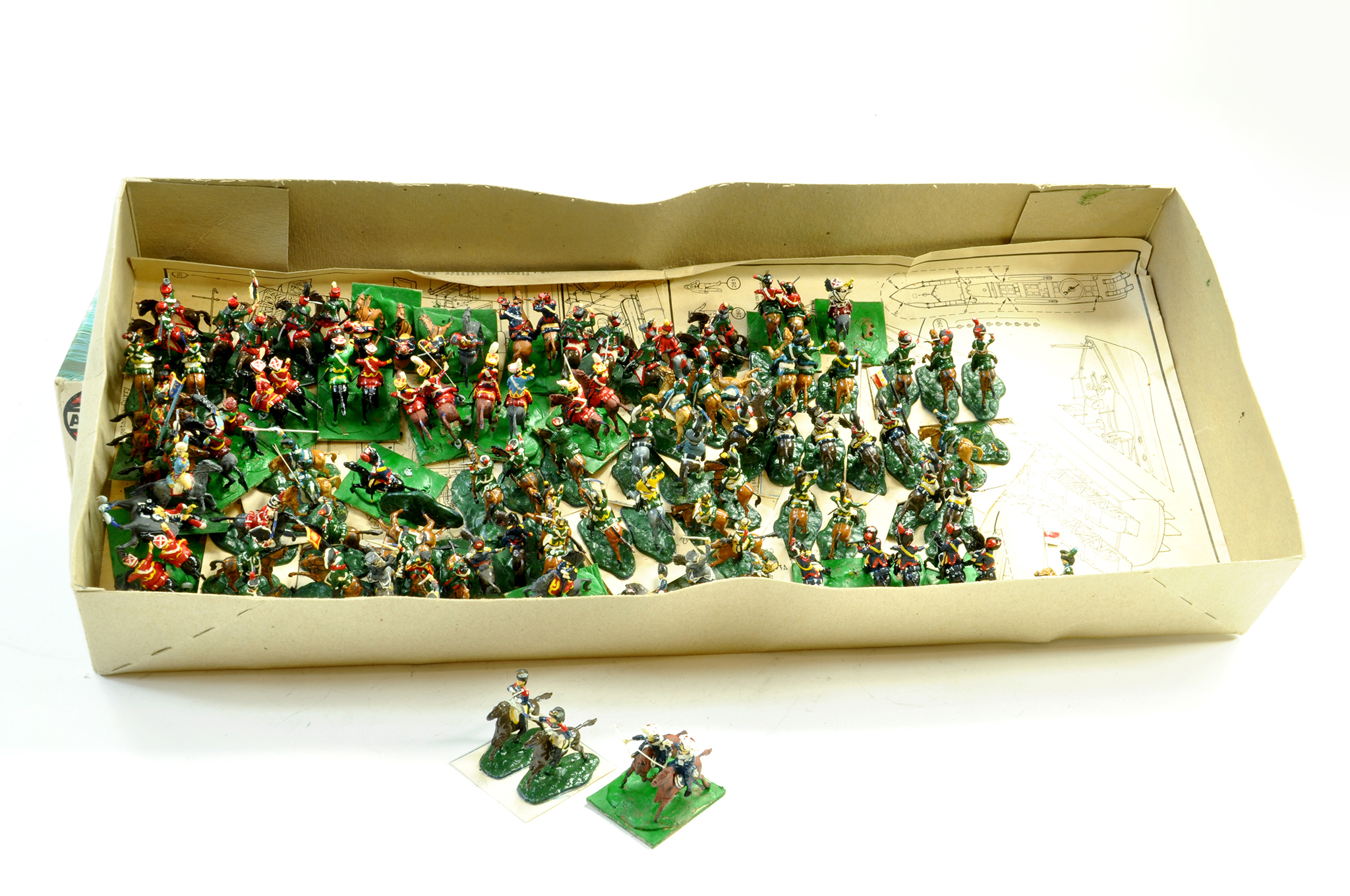 Large Quantity of hand made miniature battlegame figures. Very Fragile.