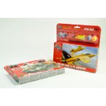 Airfix 1/72 plastic model kit duo comprising Cromwell Tank and Folland Gnat. Ex trade stock, hence