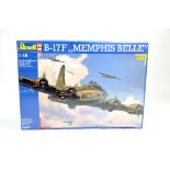 Revell 1/48 plastic model aircraft kit of the B-17F Memphis Belle. Ex Trade stock hence complete.