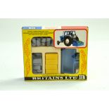 Britains Farm 1/32 transport box in blue. Generally Excellent in Very Good (slightly dusty) box.