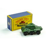 Matchbox Regular Wheels No. 67a Saladin Armoured Car. Excellent in Very Good Box.