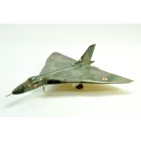 A plastic model of the Avro Vulcan. In need of repair.