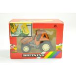 Britains Farm 1/32 Fiat 90-90 Double Wheel Tractor in Orange. Generally Excellent in Very Good (