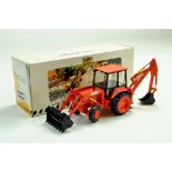 Conrad 1/35 No. 2952 Massey Ferguson 60HX Series T Side Shift Backhoe Loader. This uniquely scarce