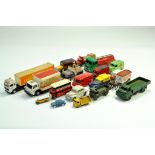 A varied group of mainly commercial diecast comprising Dinky, Matchbox and others. Generally fair to