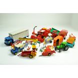 Impressive Britains 1/32 Farm issues comprising Tractor and Machinery. MF Combine, Animal