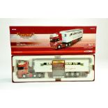 Corgi 1/50 diecast truck issue comprising No. CC13727 Scania R Fridge Trailer in the livery of