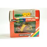 Britains Farm 1/32 Disc Mower in Green plus Farmhand Baler in red and yellow. Generally Excellent in