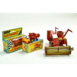 Playart Combine Harvester (Claas) Boxed plus Corgi Massey Ferguson 760 and Matchbox No. 65.