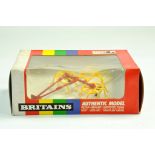 Britains Farm 1/32 Whirl Rake in Red and Yellow. Generally Excellent in Very Good (slightly grubby /