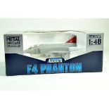 Franklin Mint 1/48 diecast model aircraft F4 Phantom. Appears generally Excellent. Vendor lists as