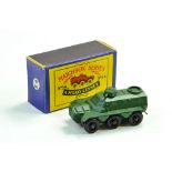 Matchbox Regular Wheels No. 54a Saracen Personnel Carrier. Excellent in Very Good Box.