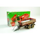 Siku 1/32 Krampe Trailer. Custom Modified and Weathered. Excellent with Original Box.