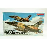 Monogram 1/48 plastic aircraft model kit comprising F-105D Thunderchief. Ex trade stock, hence