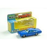 Matchbox Kingsize No. K-22 Dodge Charger. Generally Excellent in good to very good box.