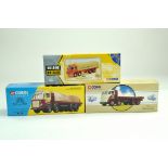 Corgi 1/50 diecast truck issues comprising No. 13905 Foden S21 Sheeted Platform, Rugby Cement, No.