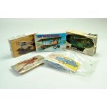 A group of plastic model kits comprising Airfix Austin Healey Sprite and 4 Others. Appear