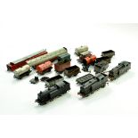 A number of tinplate issue 00 Gauge Triang Model Railway issues. Wagons and locomotives. Mostly Fair