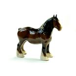 Beswick Horse “Shire Mare” Model No. 818 8 ½” – 21.6cm - Brown Original Issue – Gloss - No faults.