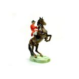Beswick Huntsman (On Rearing Horse) Model 868 Second Version 10” – 25.4cm - Brown – Gloss - No