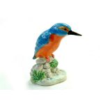 . John Beswick Kingfisher- JBB8 - 3 ¾” – 9.5cm - Blue/Orange – Gloss - No Faults. Note: We are happy