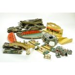 Large selection of Triang 00 Gauge Model Railway Track plus Station Accessory, Level Crossing and