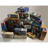 A group of empty model / toy boxes, various makers. Dusty but generally very good.
