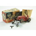 An interesting and original Gescha Clockwork Tinplate Mercedes Racing Car. Untested. Appears