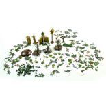 Britains Pre-War Lead Miniature Garden Series issues comprising various flowers, vegetables,