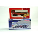 Duo of Boxed commercial Corgi issues. No. CC11510 AEC Mammoth plus one other. Excellent in Boxes.