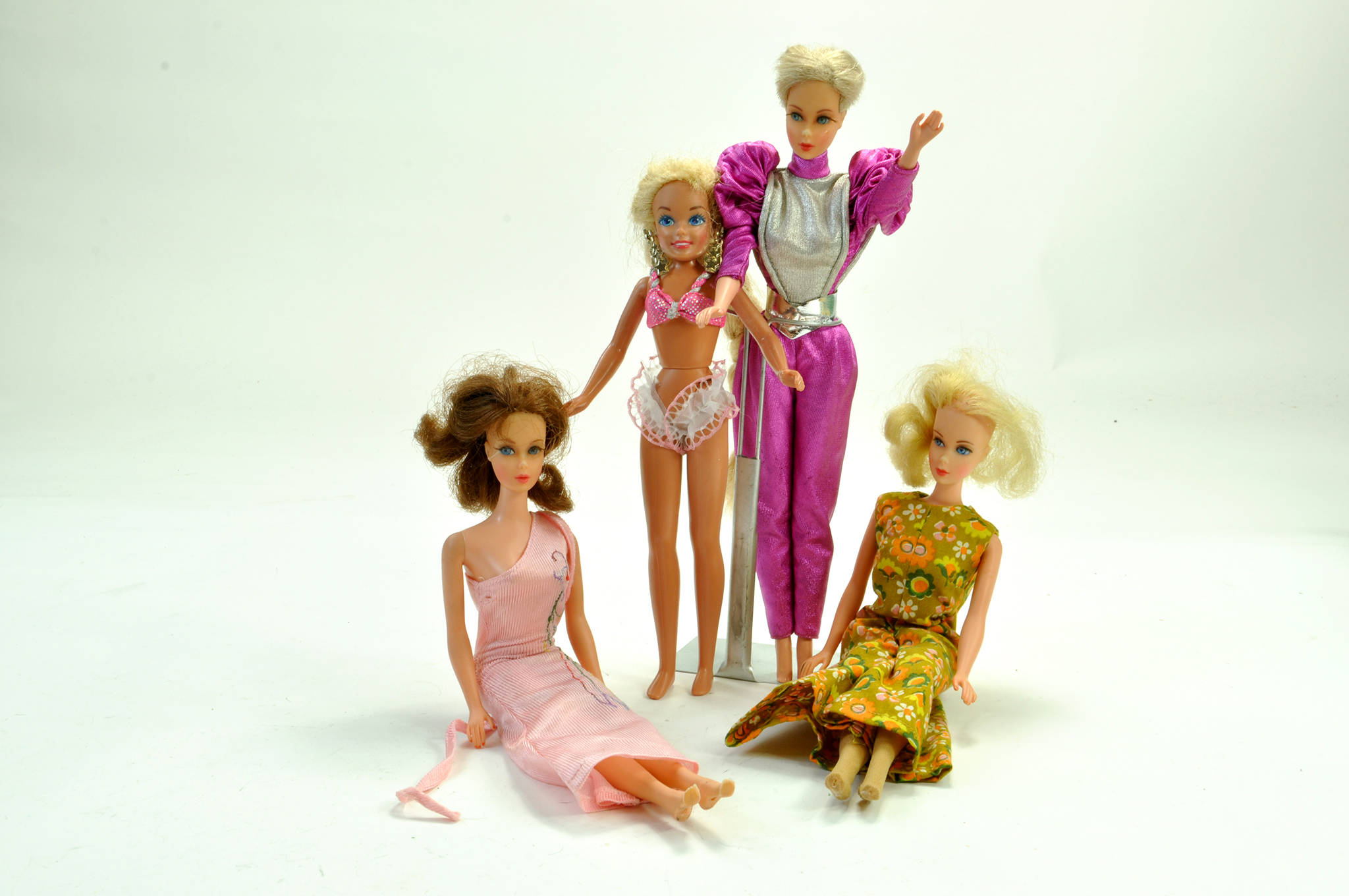 Group of vintage 1960's issue, Barbie Dolls, with others. Generally Very Good. Note: We are happy to