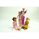 Group of vintage 1960's issue, Barbie Dolls, with others. Generally Very Good. Note: We are happy to